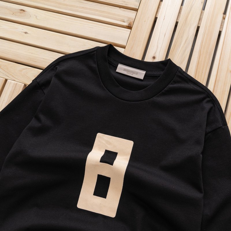 Футболка Fear Of God Number Eight "Black" фото № 5