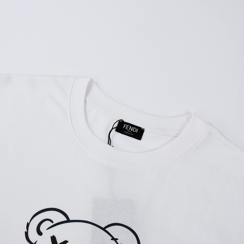 Футболка Fendi Reflective Bear "White" фото № 8