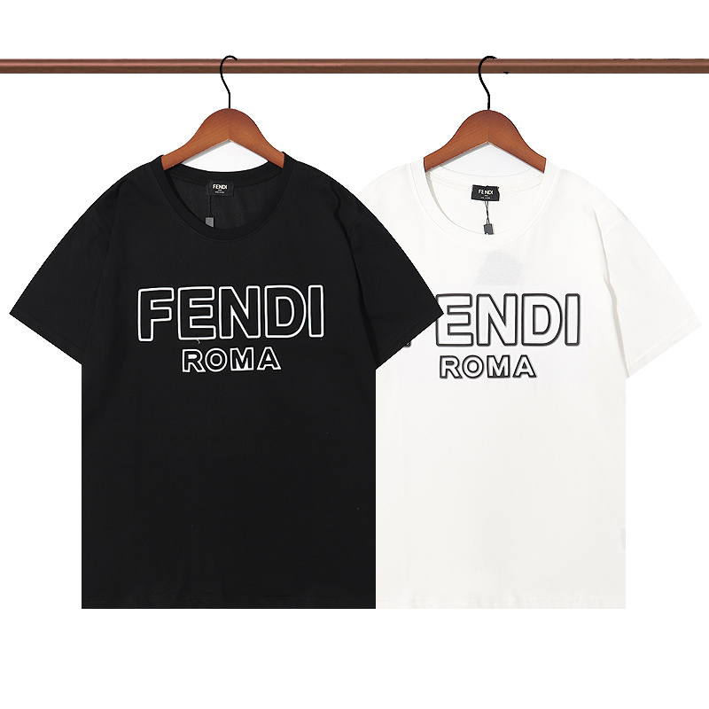 Футболка Fendi Plain "White" фото № 2