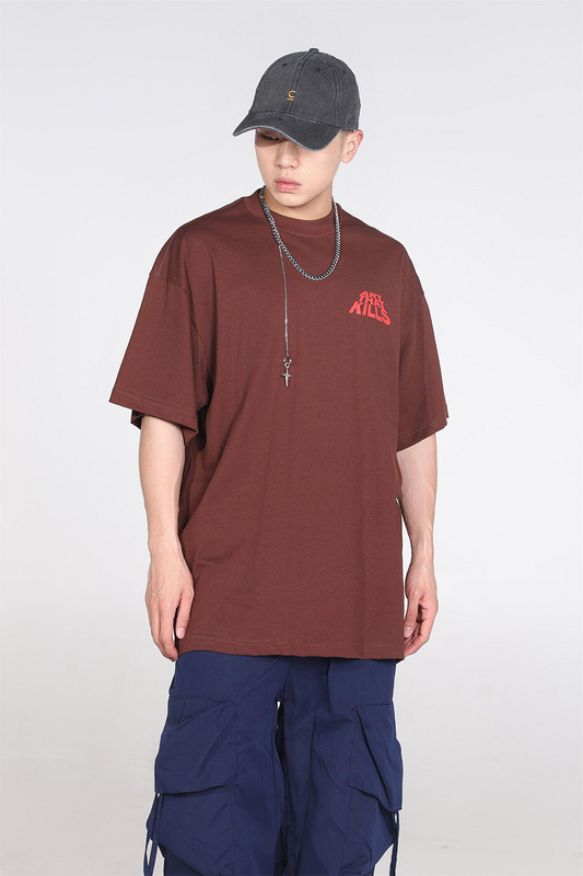 Футболка Gallery Dept GGG Print "Brown" фото № 6