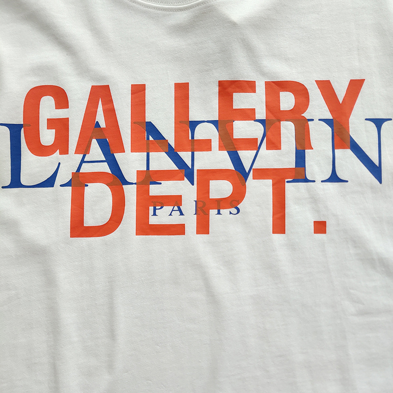 Футболка Gallery Dept Logo in the Center "White" фото № 5