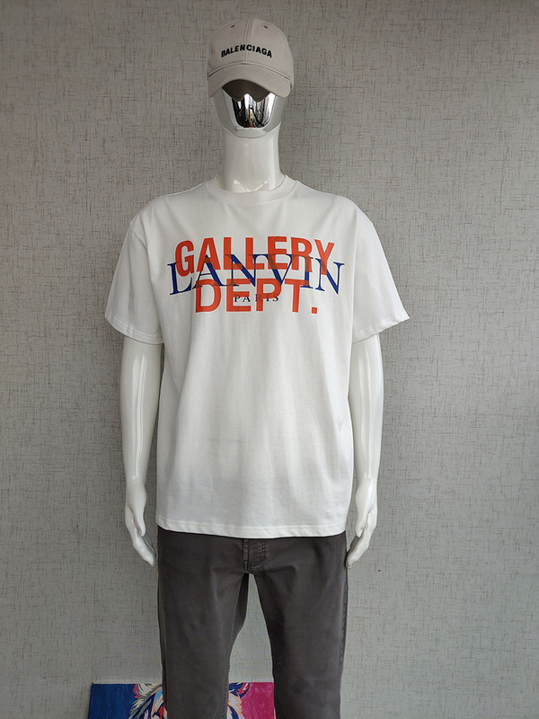 Футболка Gallery Dept Logo in the Center "White" фото № 9