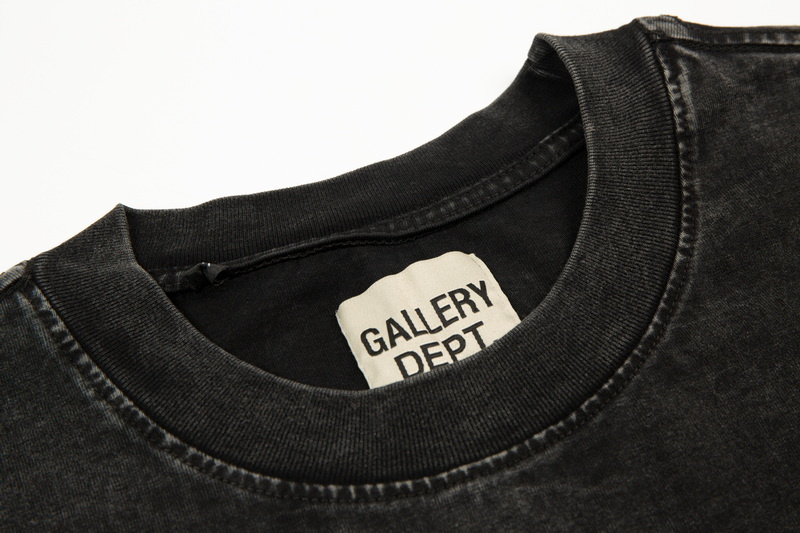Футболка Gallery Dept With Yellow Sign "Black" фото № 5