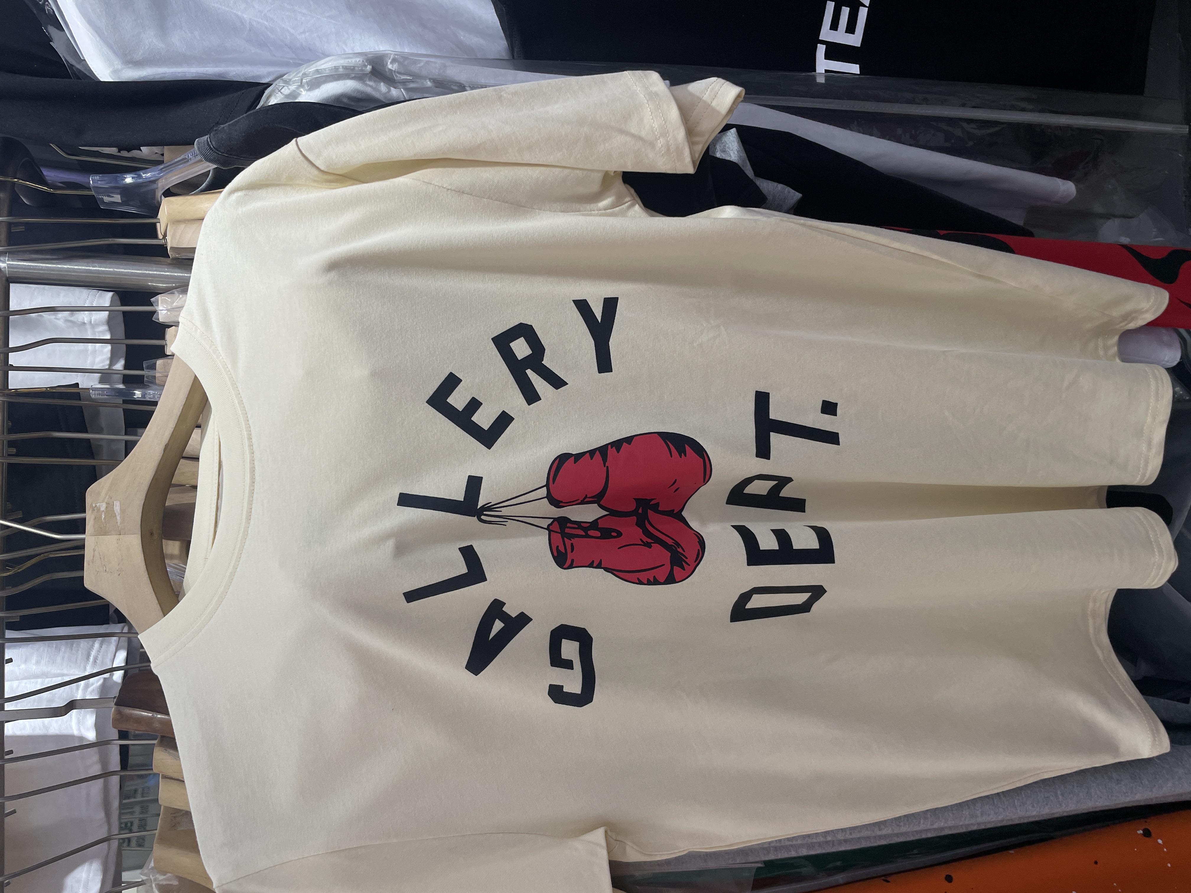 Футболка Gallery Dept Boxing Gloves "White" фото № 3