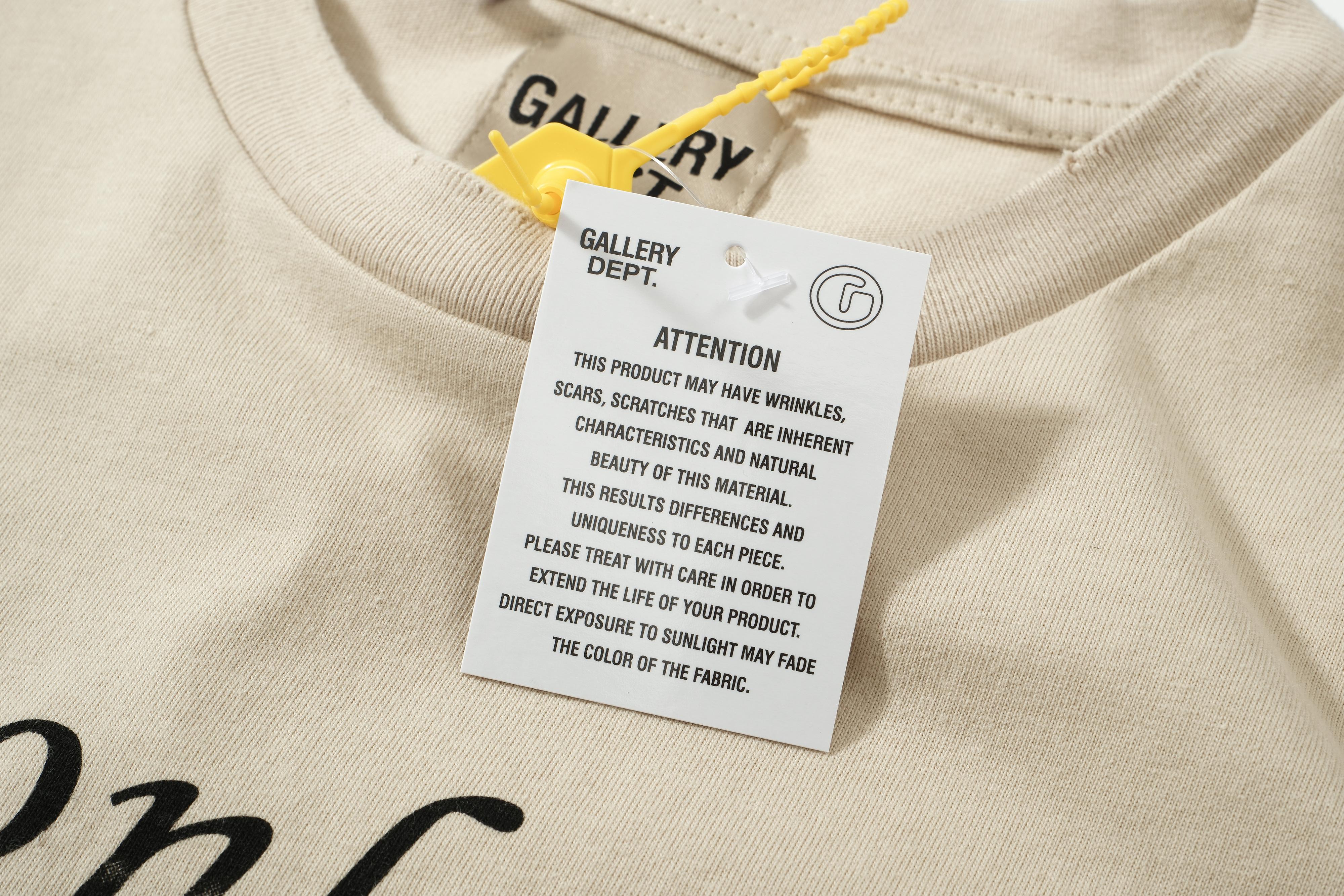 Футболка Gallery Dept. Reconstructed "Cream" фото № 3