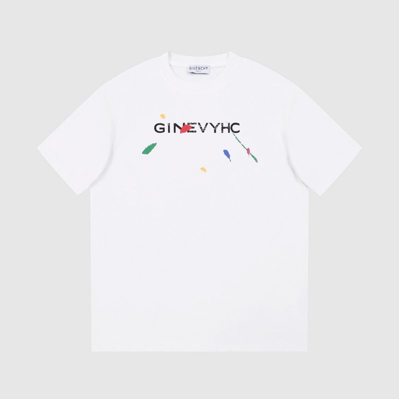 Футболка Givenchy With A Cracked Logo "White" фото № 7