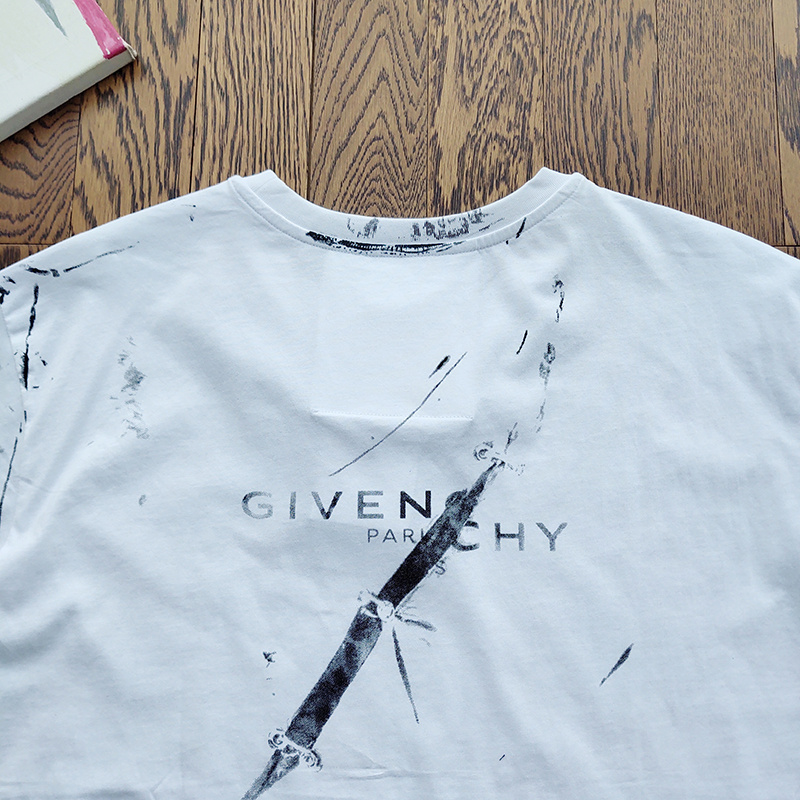 Футболка Givenchy Key Print "White" фото № 3