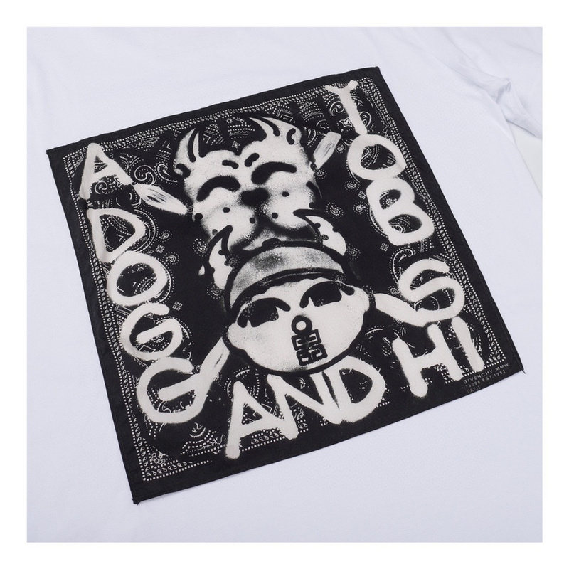 Футболка Givenchy Viking Helmet "White" фото № 2