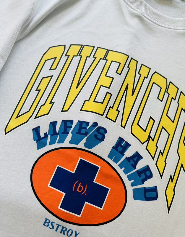 Футболка Givenchy Lifes Hard "White" фото № 6