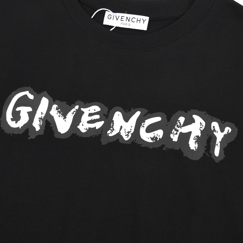 Футболка Givenchy With Decorative Logo "Black" фото № 4