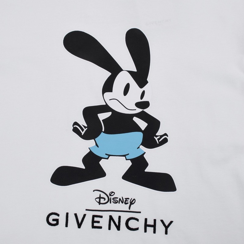 Футболка Givenchy X Disney Hands On Mickeys Sides "White" фото № 3