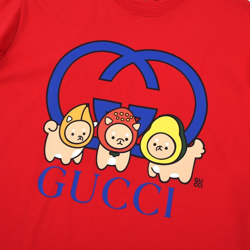 Футболка Gucci Three Friends "Red" фото № 6