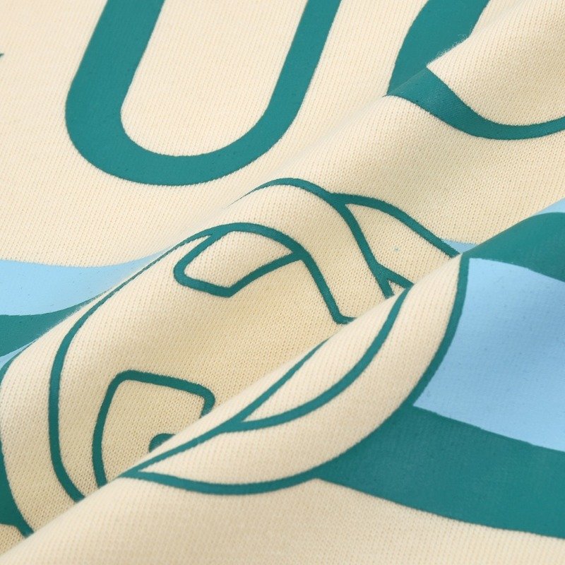 Футболка Gucci Print Lipstick "Cream" фото № 3