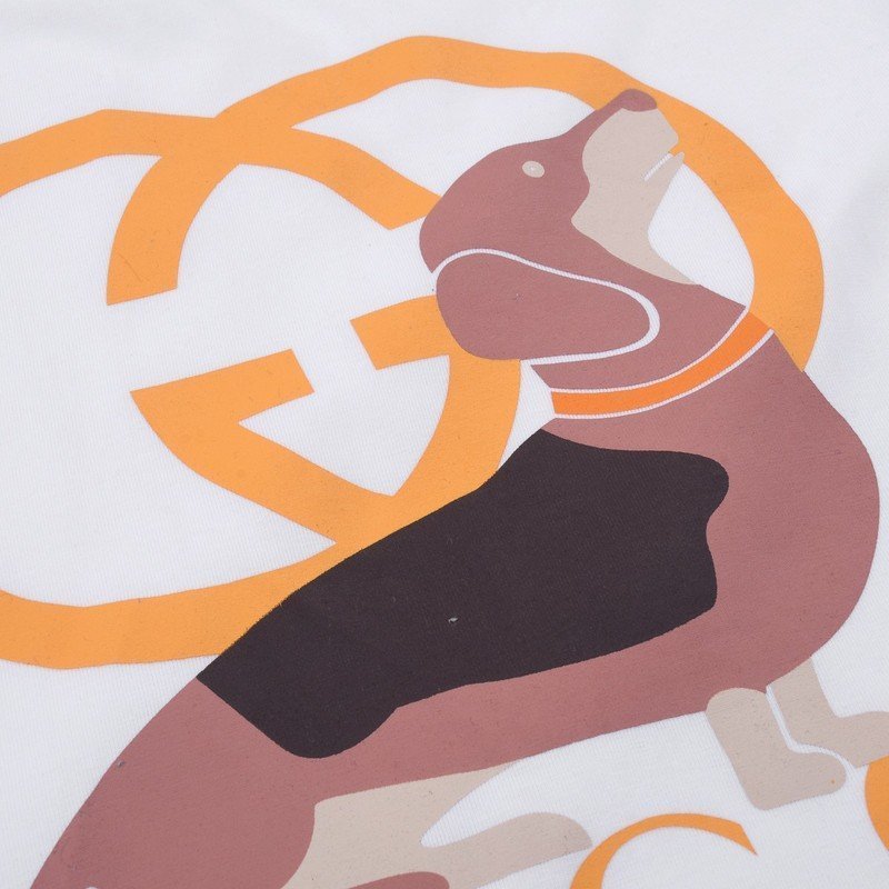 Футболка Gucci Woof Woof "White" фото № 4