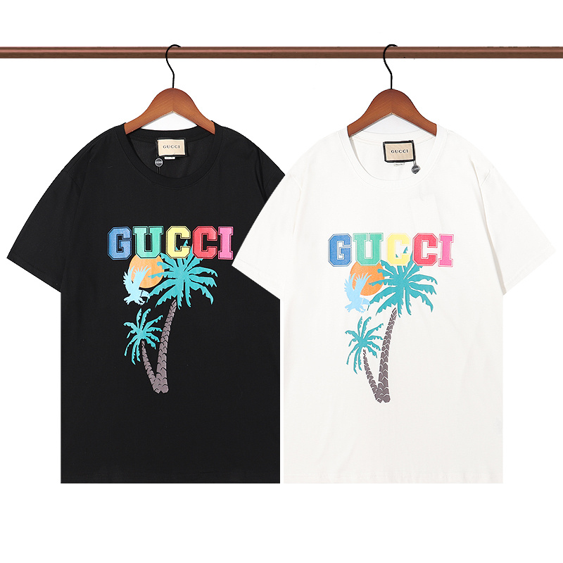 Футболка Gucci Palm "White" фото № 9