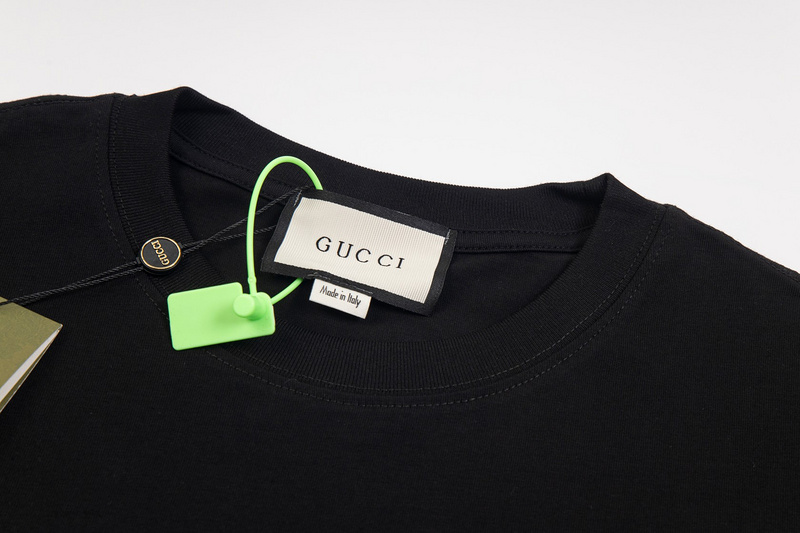 Футболка Gucci Graffitti Logo "Black" фото № 4