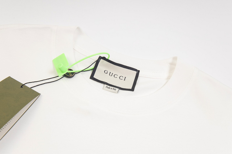 Футболка Gucci Green Dragons "White" фото № 4