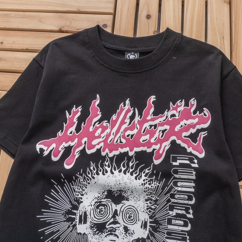 Футболка Hellstar Man In Headphones "Black" фото № 2