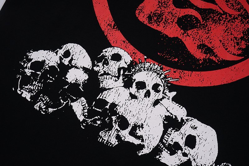 Футболка Hellstar Big Skull Print And Logo "Black" фото № 6