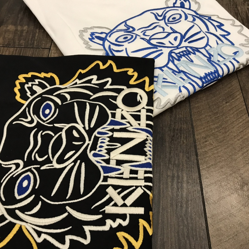 Футболка Kenzo Big Tiger Head "Black" фото № 4