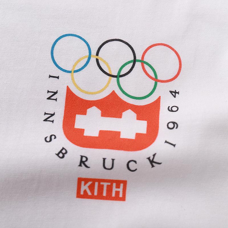 Футболка Kith Olympic Innsbruck "White" фото № 3