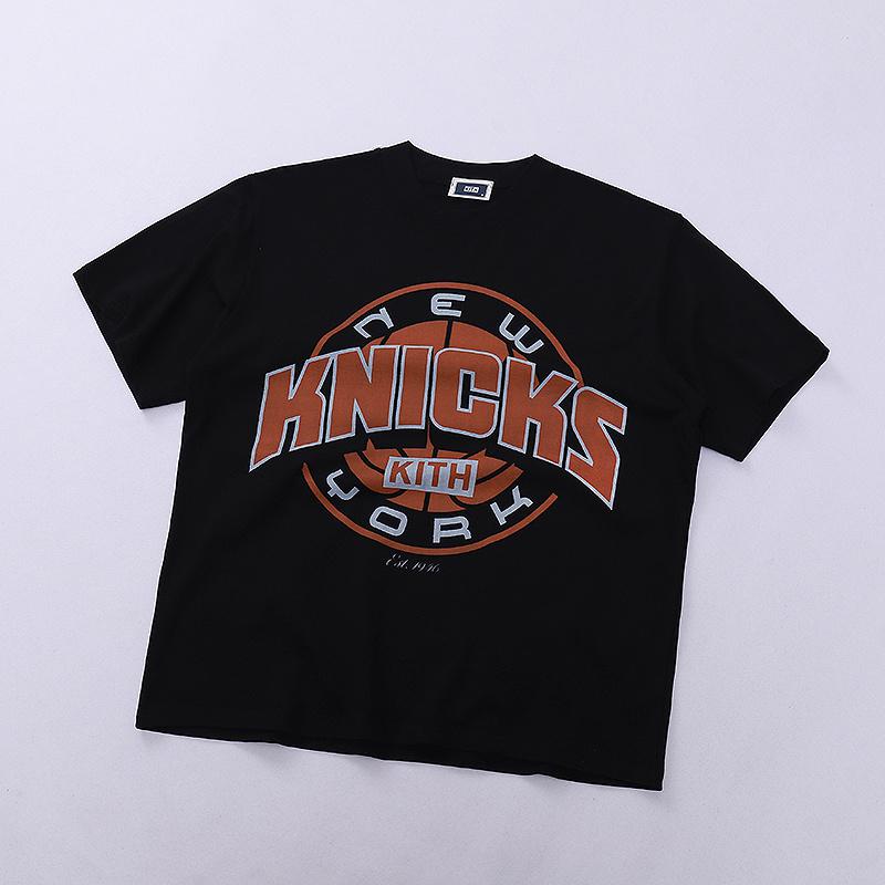 Футболка Kith New York Knicks Big "Black" фото № 2