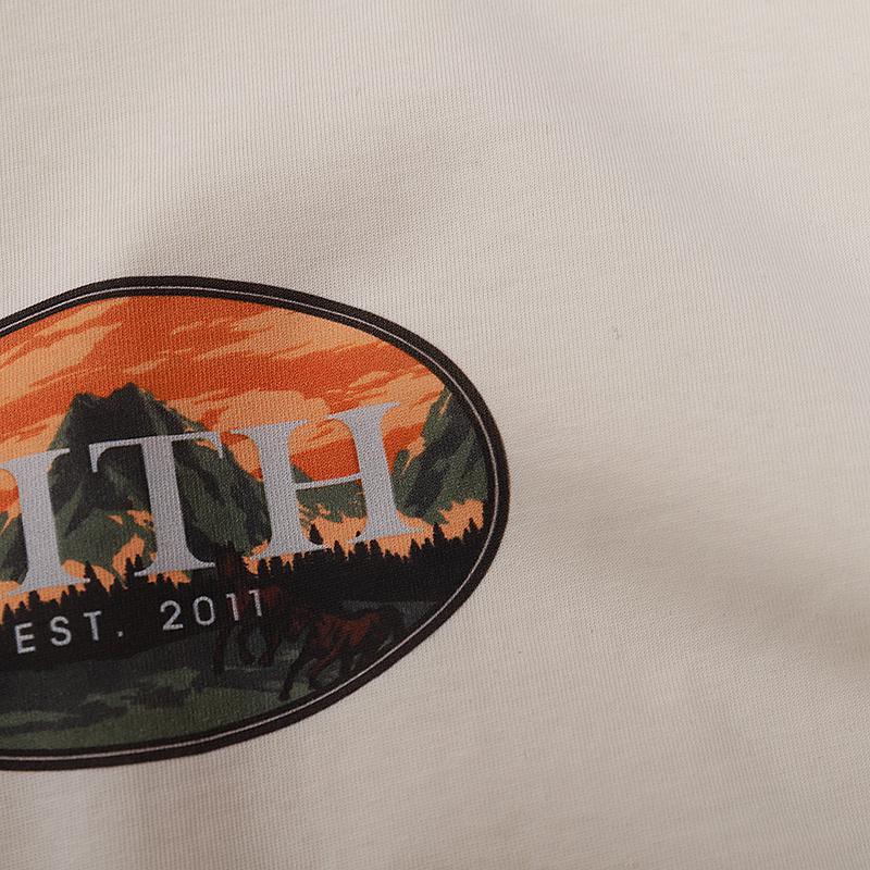 Футболка Kith Chamonix Mont Blanc "Cream" фото № 6