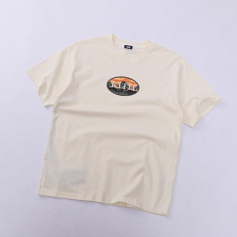 Футболка Kith Chamonix Mont Blanc "Cream" фото № 2