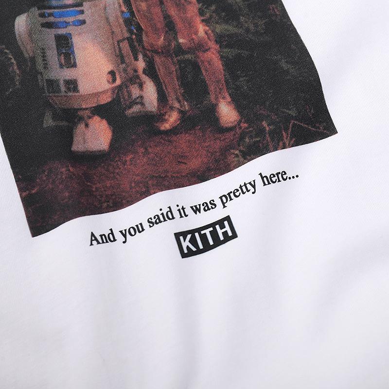 Футболка Kith Star Wars R2D2 "White" фото № 7
