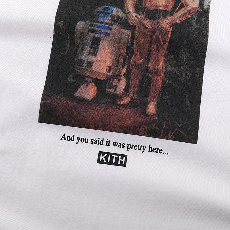 Футболка Kith Star Wars R2D2 "White" фото № 5