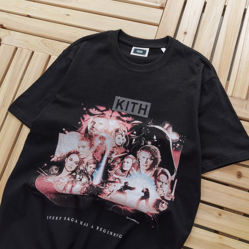 Футболка Kith Star Wars "Black" фото № 5