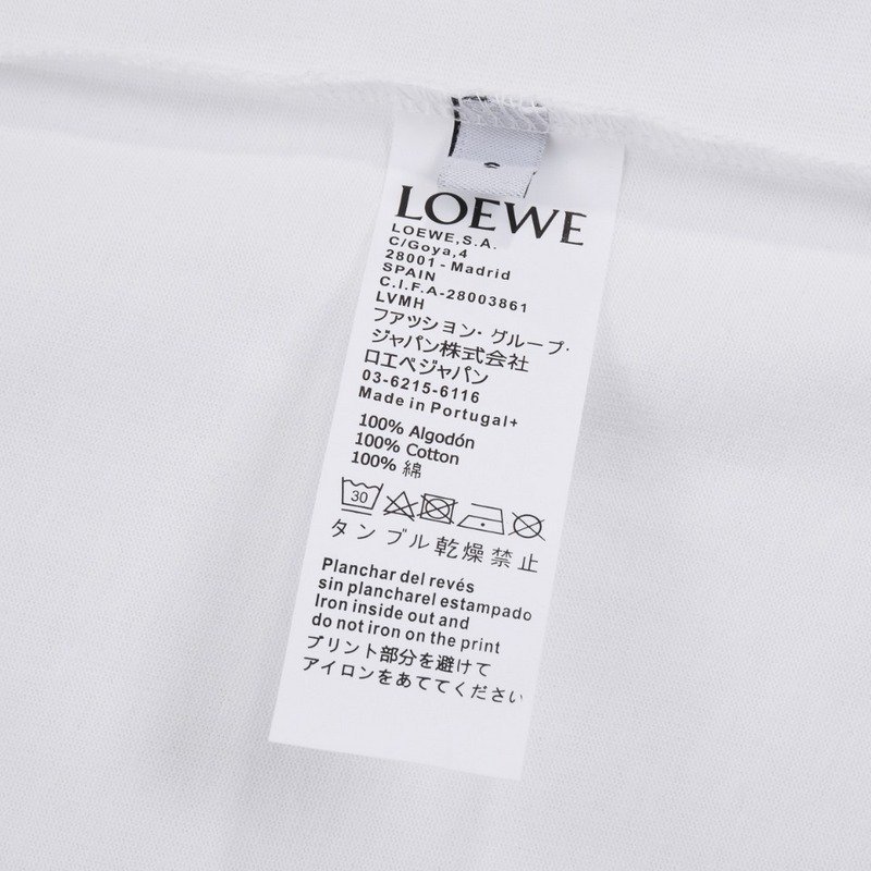 Футболка Loewe With Square Patch "White" фото № 5