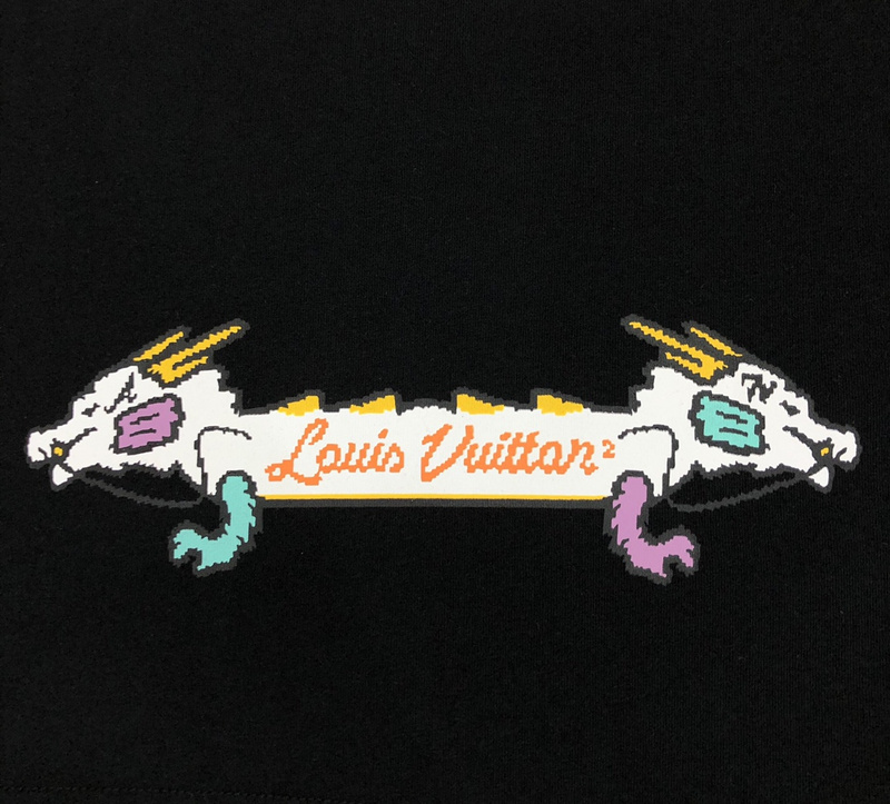 Футболка Louis Vuitton Little Dragon "Black" фото № 5