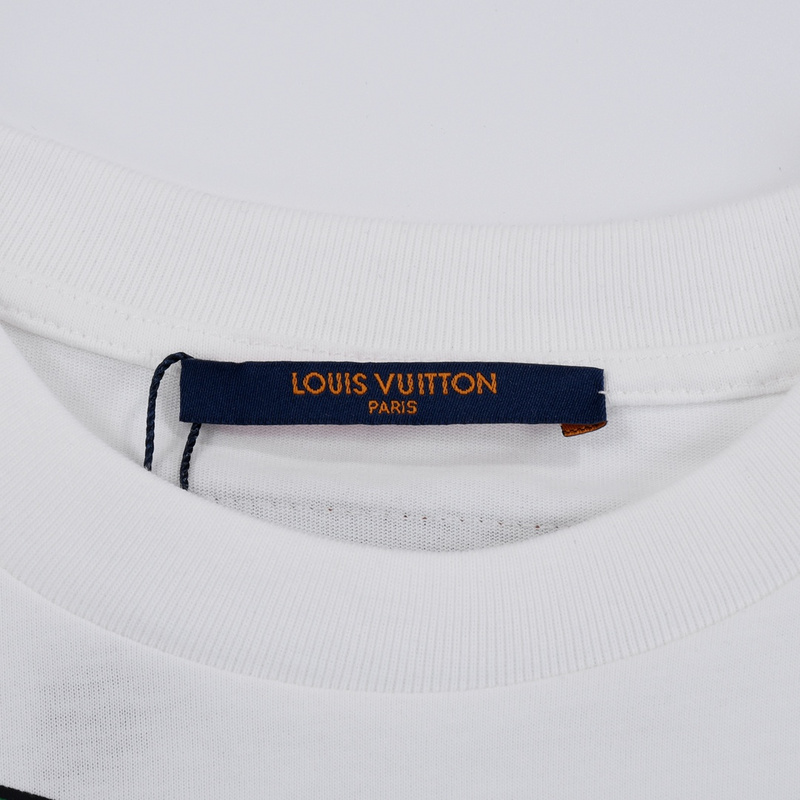 Футболка Louis Vuitton Green Airplane And Logo "White" фото № 5