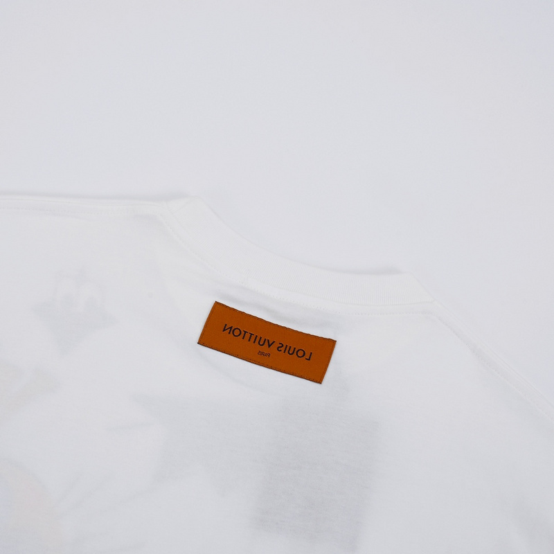 Футболка Louis Vuitton Green Airplane And Logo "White" фото № 2