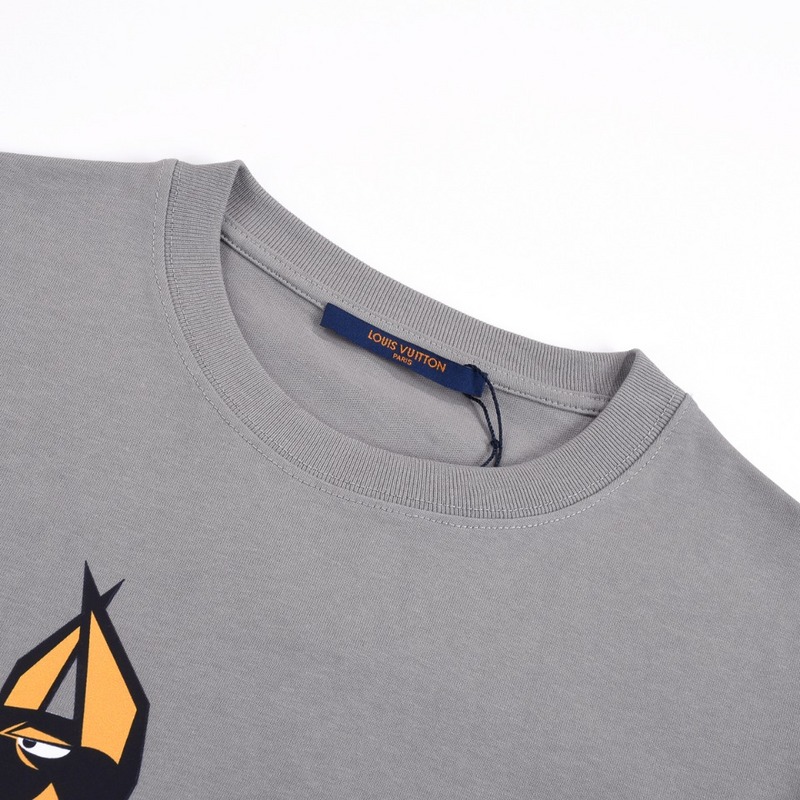 Футболка Louis Vuitton Doberman Drawing "Gray" фото № 7