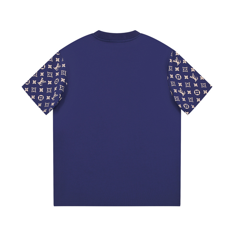 Футболка Louis Vuitton Cotton With Stylish Print "Blue" фото № 2