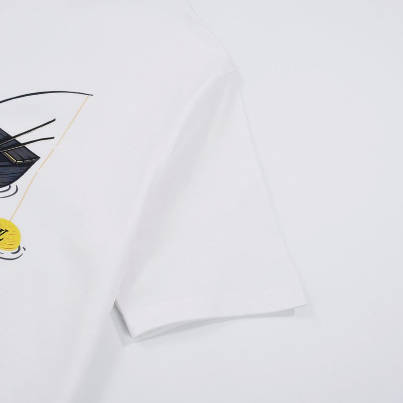 Футболка Louis Vuitton Cosmonaut In A Boat "White" фото № 7