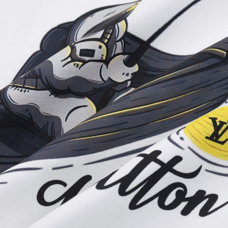 Футболка Louis Vuitton Cosmonaut In A Boat "White" фото № 3