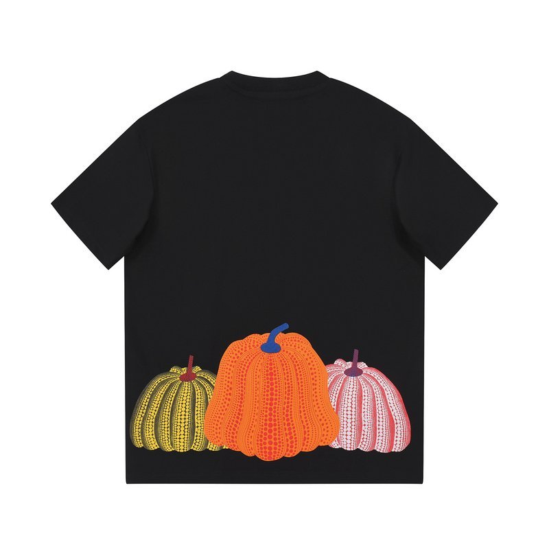 Футболка Louis Vuitton Multicolored Pumpkin Print "Black" фото № 6