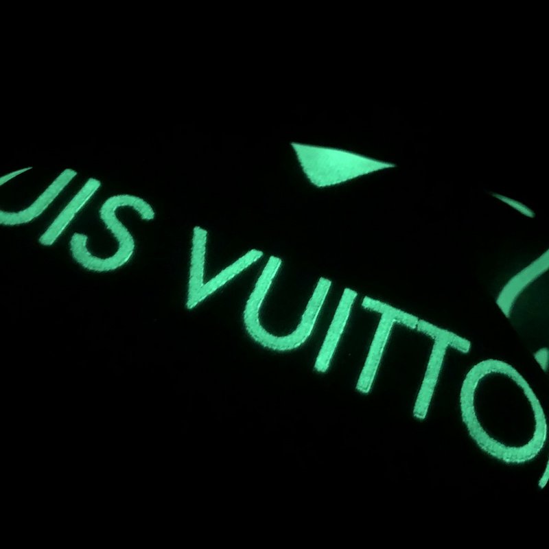 Футболка Louis Vuitton Three Green Emblems "Black" фото № 9