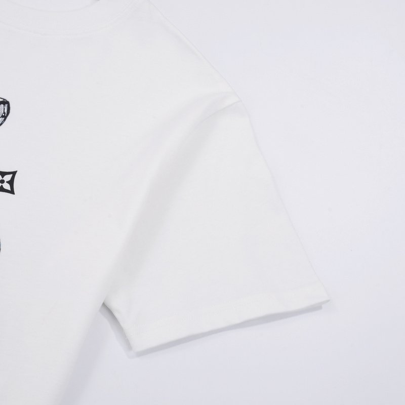 Футболка Louis Vuitton Motorcycle Print "White" фото № 6
