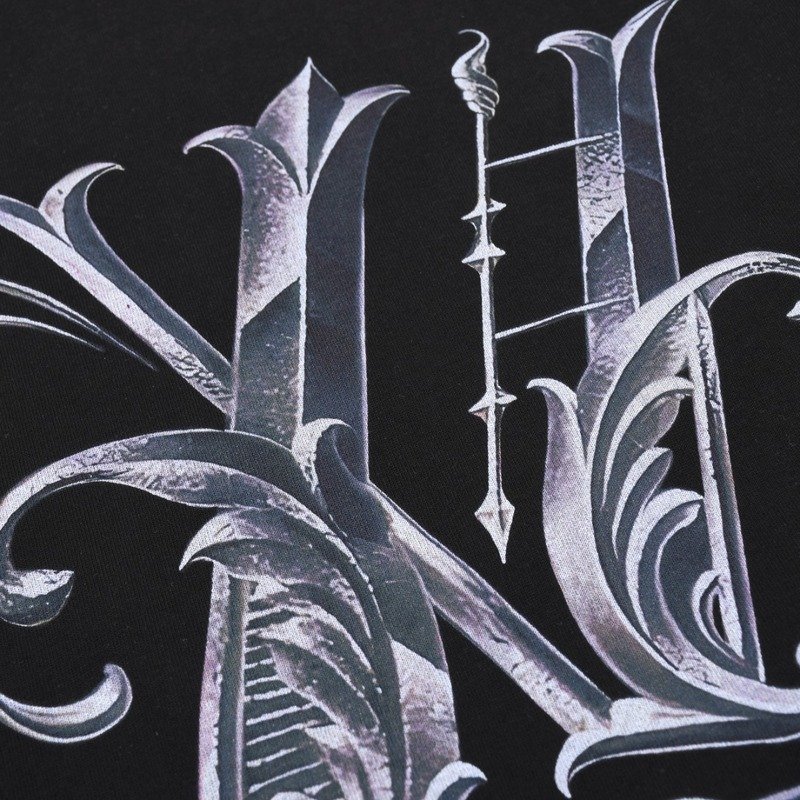 Футболка Louis Vuitton With Large Logo On The Front "Black" фото № 2