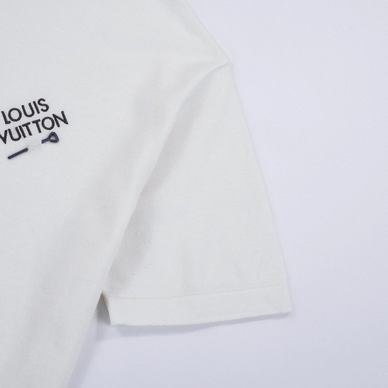 Футболка Louis Vuitton Baggy Style With Logo "White" фото № 3