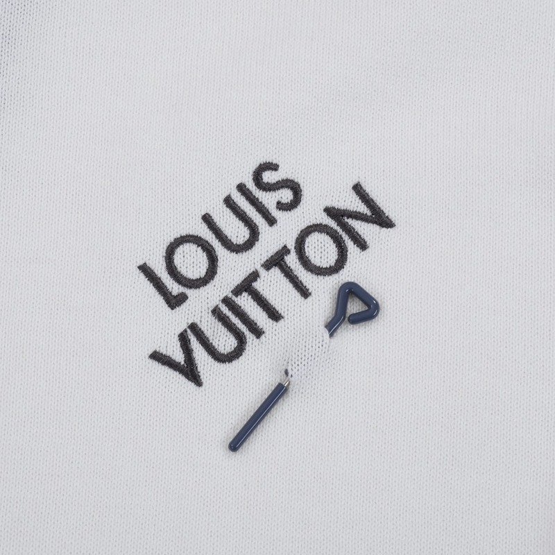 Футболка Louis Vuitton Baggy Style With Logo "White" фото № 4