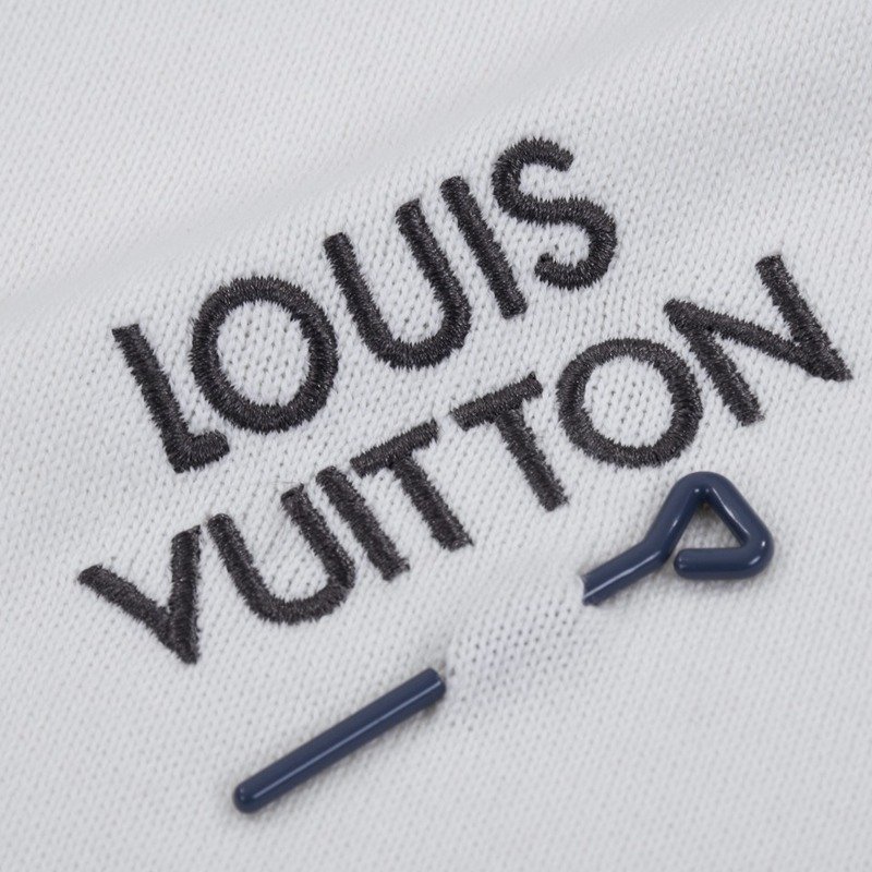 Футболка Louis Vuitton Baggy Style With Logo "White" фото № 5