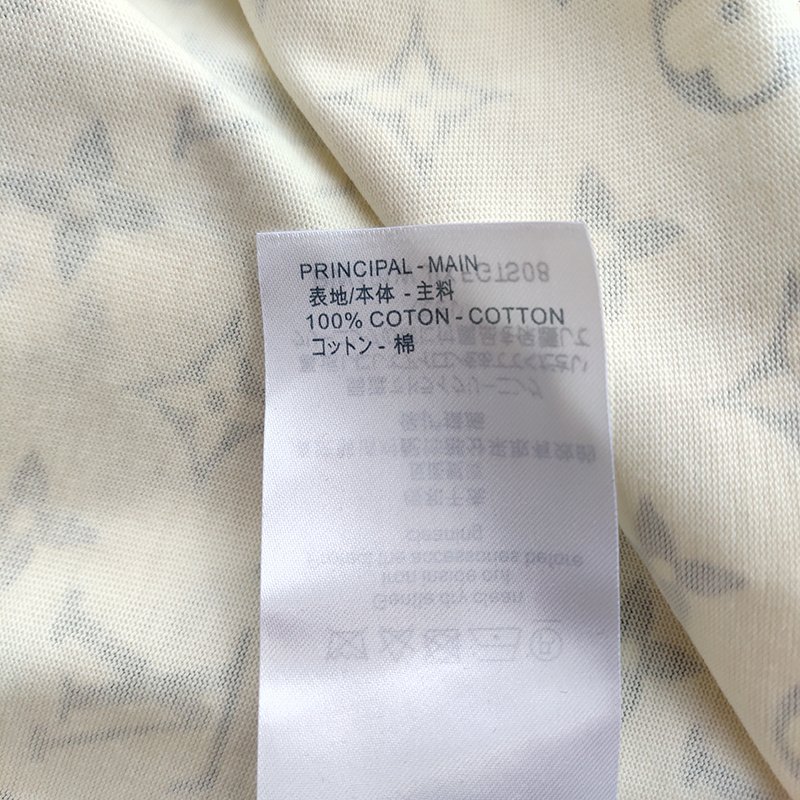 Футболка Louis Vuitton Monotone Emblems Print "White" фото № 2