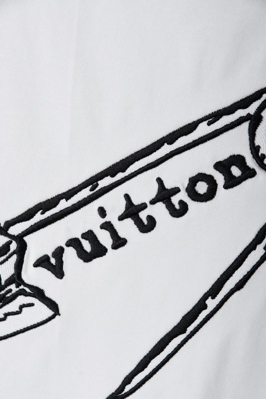 Футболка Louis Vuitton Needle And Pin "White" фото № 5