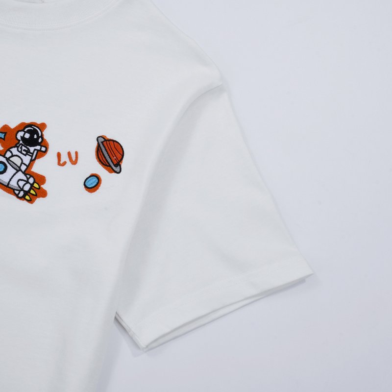 Футболка Louis Vuitton Rocket Flight "White" фото № 5