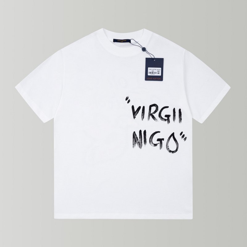 Футболка Louis Vuitton Virgil Nigo "White" фото № 9